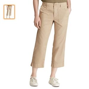 Lauren Ralph Lauren Straight-Leg Cropped Pants (E)